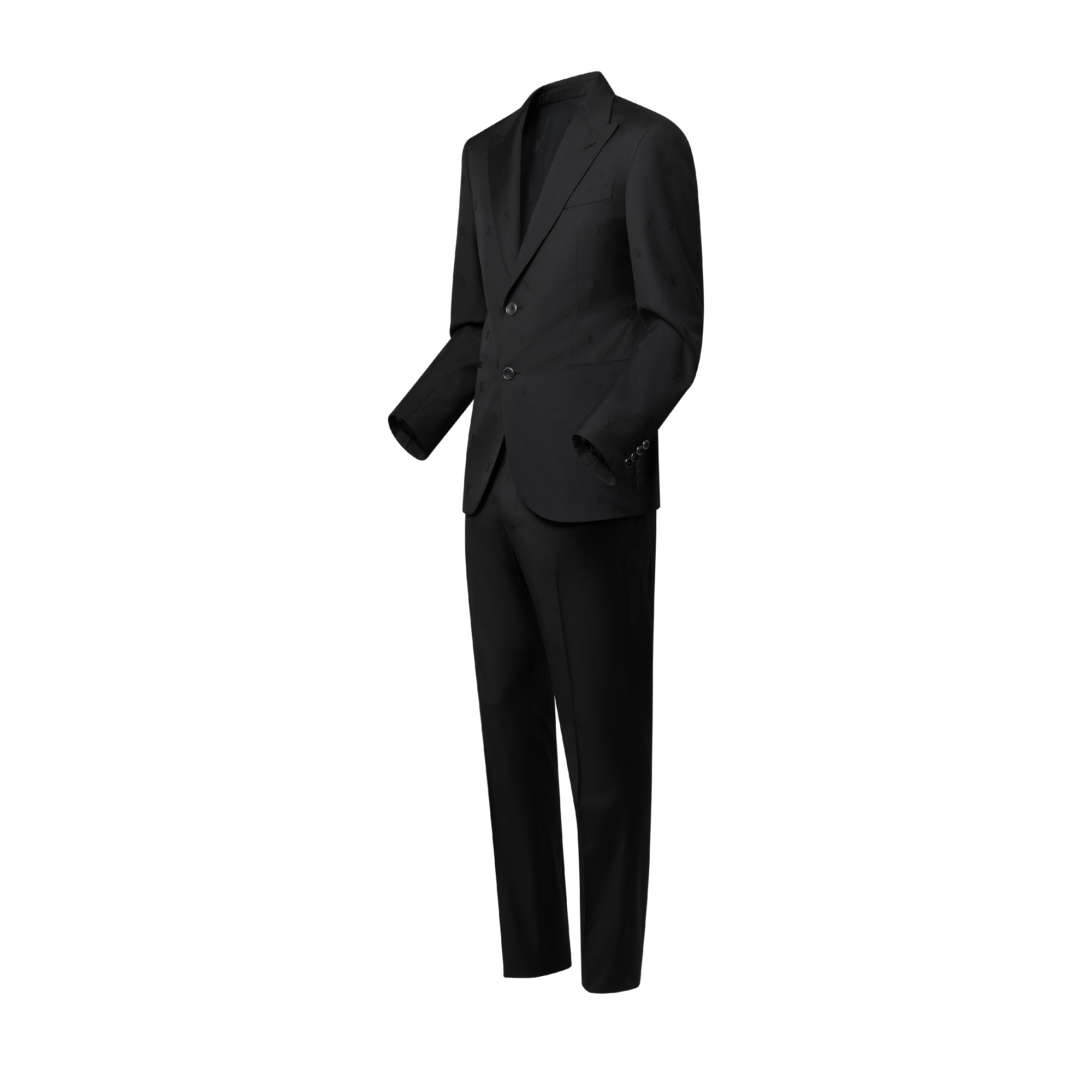 LV Blason Pont Neuf Suit - Luxury Ready to Wear - 1AGMPV Black